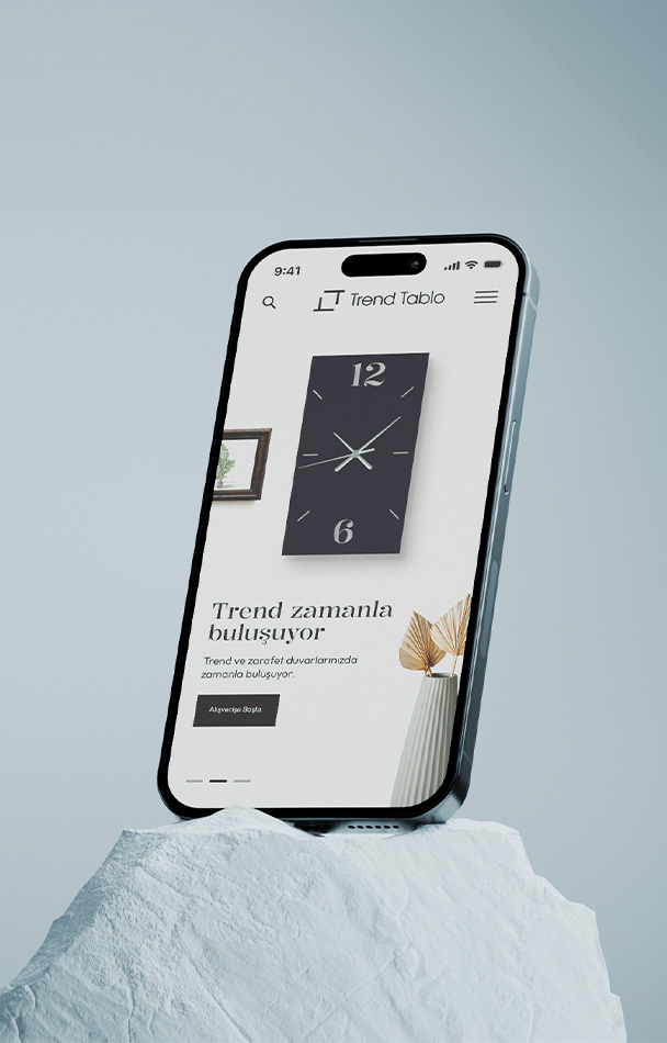 Trend Tablo UI Tasarımı - Dinamik ve Şık Mekan Görselleştirme