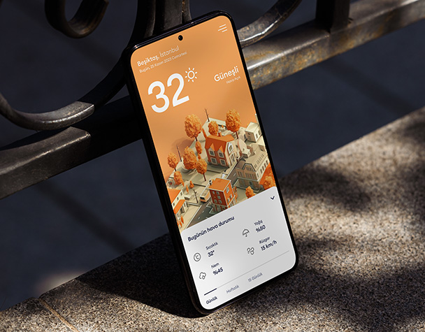 Gelişmiş Hava Durumu Uygulaması UI - Hava Durumu Raporları ve Uyarılar