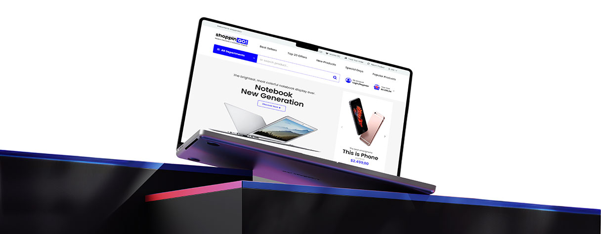 Shoppingo Web UI Tasarımı - Kolay E-Ticaret ve Alışveriş Deneyimi